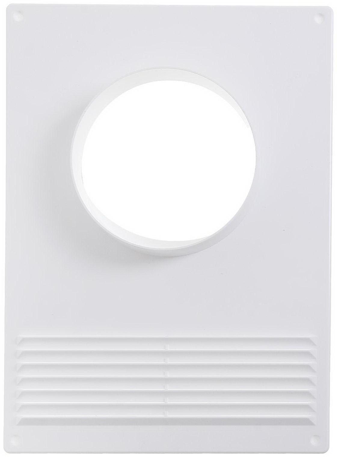 Площадка торцевая ERA 100ПТПР, 180х250 мм, d=100 мм, с решеткой, с круглым фланцем