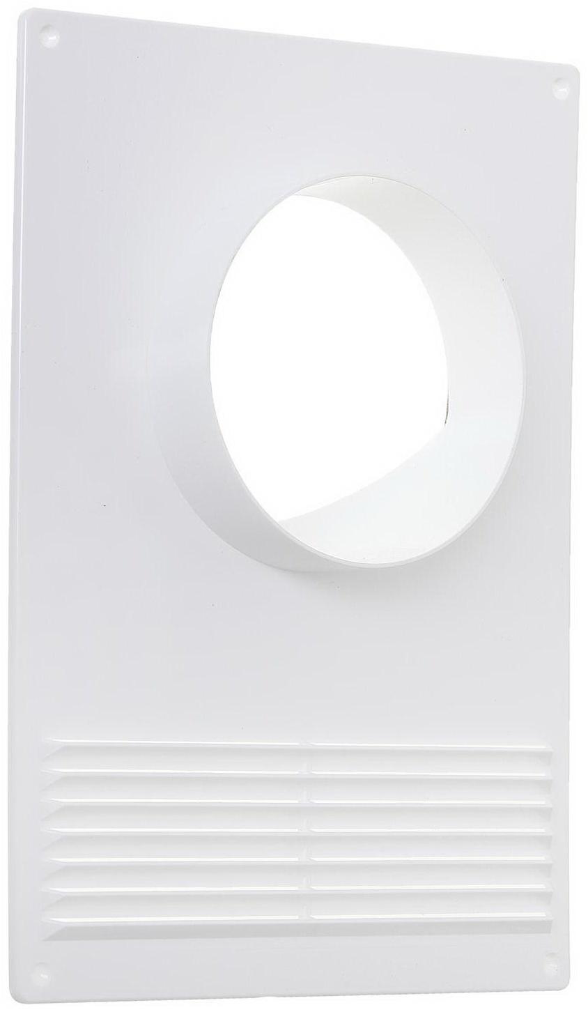 Площадка торцевая ERA 100ПТПР, 180х250 мм, d=100 мм, с решеткой, с круглым фланцем