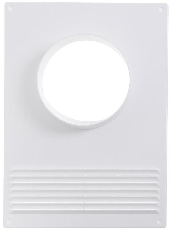 Площадка торцевая ERA 100ПТПР, 180х250 мм, d=100 мм, с решеткой, с круглым фланцем