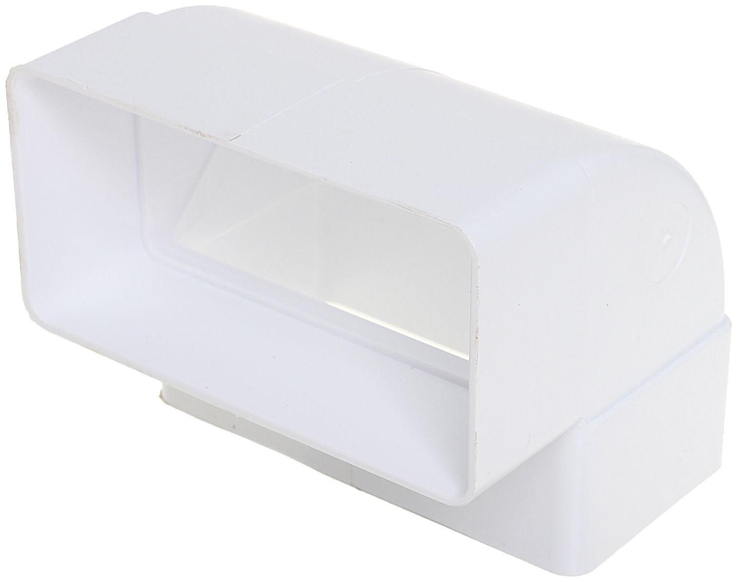 Отвод ERA 612КВП, плоский, вертикальный, 60 х 120 мм