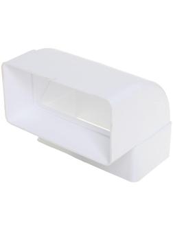 Отвод ERA 612КВП, плоский, вертикальный, 60 х 120 мм