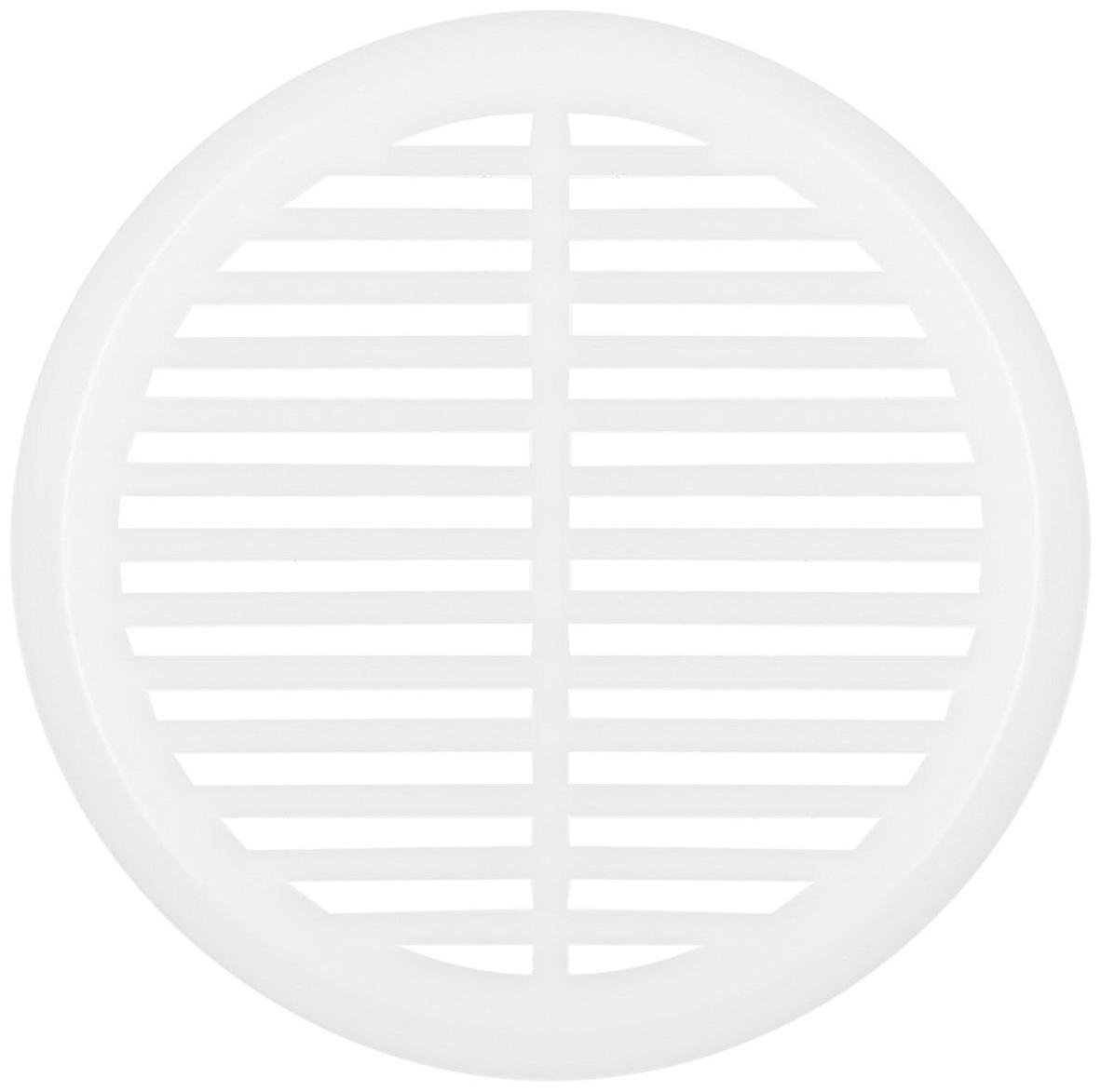 Решетка вентиляционная ERA 05ДП 1/4, d=50 мм, круглая, неразъемная, переточная, набор 4 шт