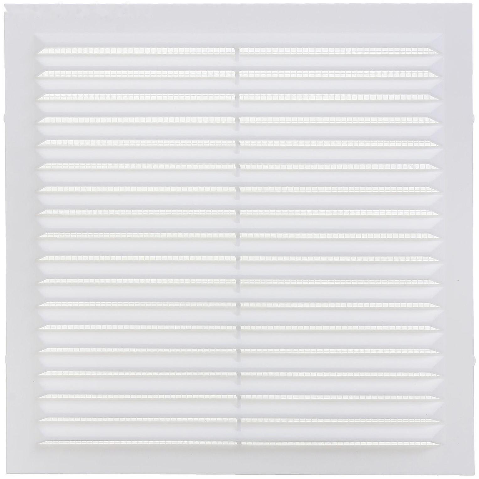 Решетка вентиляционная ERA 1919 С, 194х194 мм, с сеткой, неразъемная