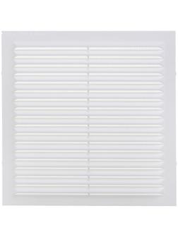 Решетка вентиляционная ERA 1919 С, 194х194 мм, с сеткой, неразъемная