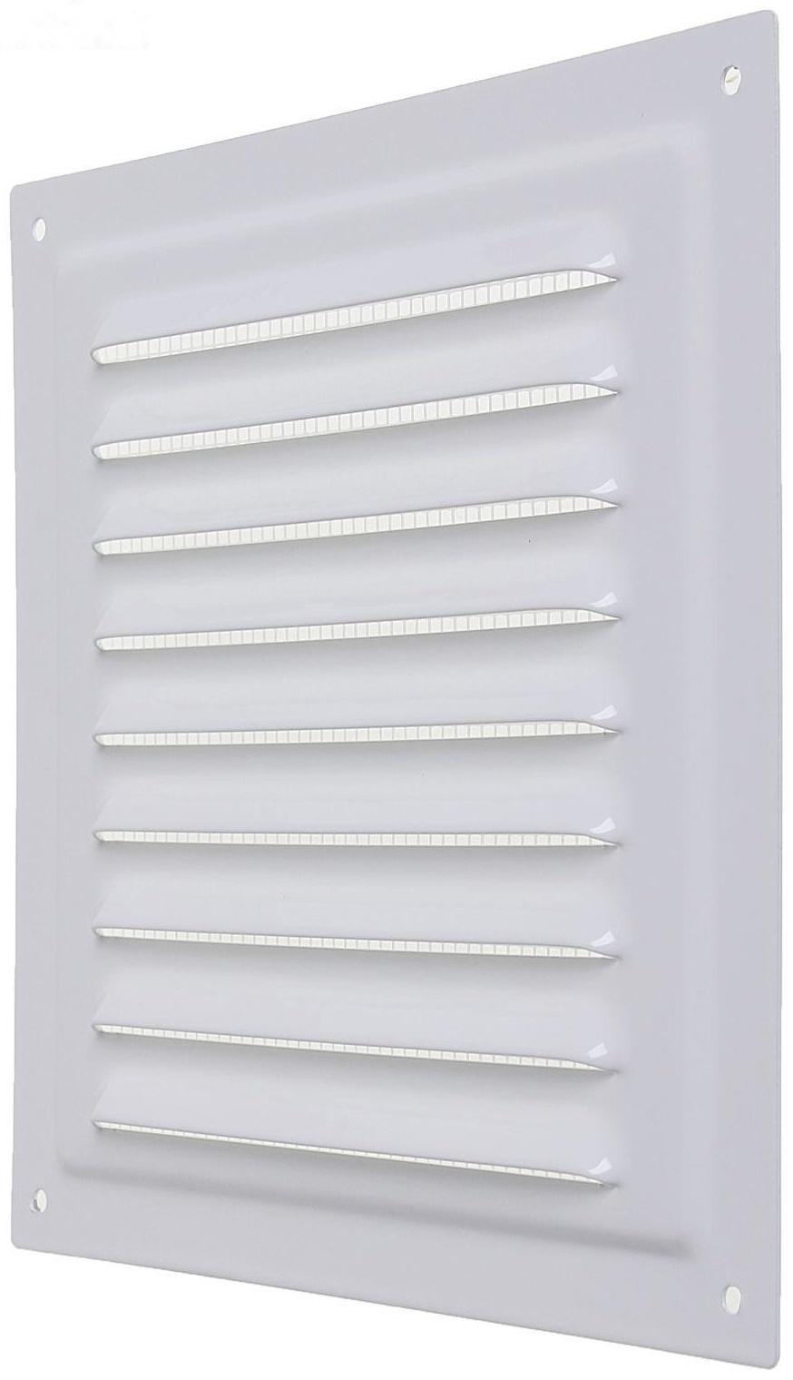 Решетка вентиляционная ERA 1515 МЭ, 150 x 150 мм, неразъемная, с сеткой, металлическая