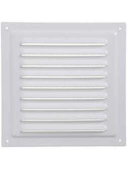 Решетка вентиляционная ERA 1515 МЭ, 150 x 150 мм, неразъемная, с сеткой, металлическая