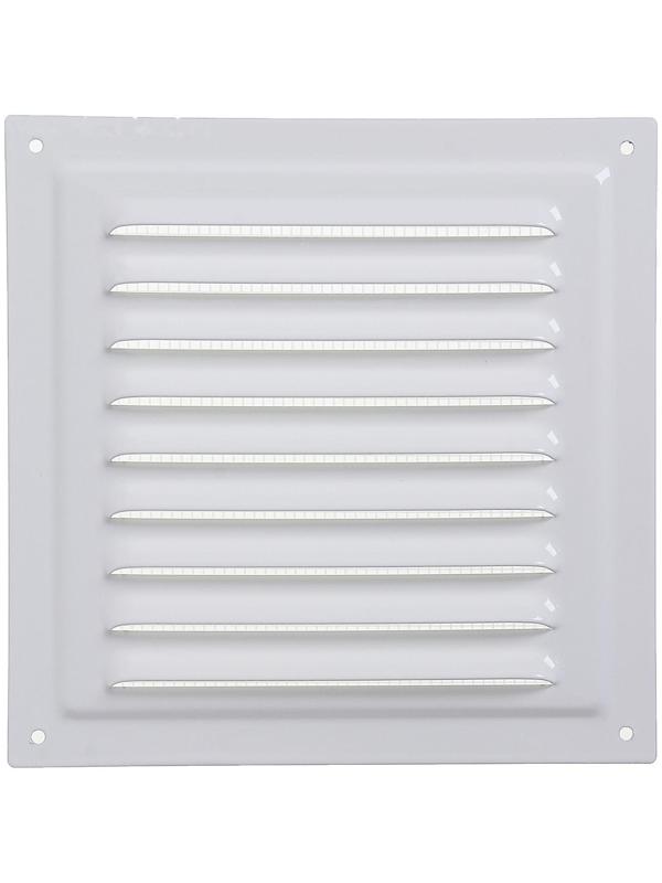 Решетка вентиляционная ERA 1515 МЭ, 150 x 150 мм, неразъемная, с сеткой, металлическая