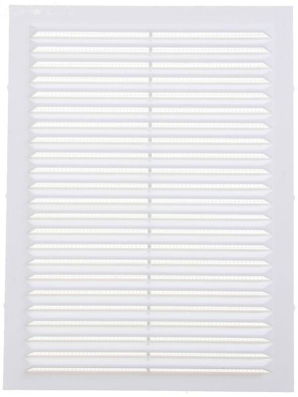 Решетка вентиляционная ERA 1724 С, 170х240 мм, с сеткой, неразъемная