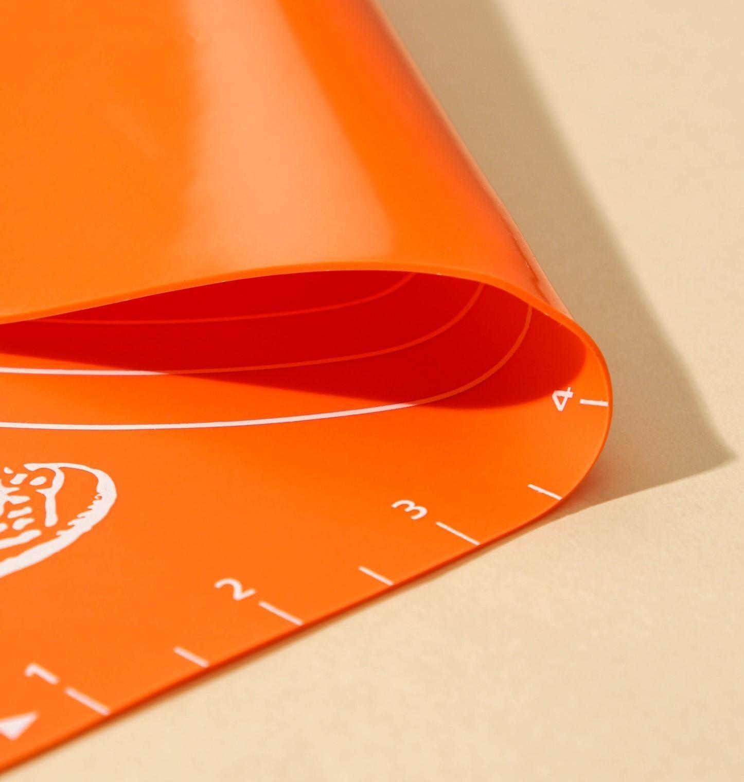 Коврик с разлиновкой силиконовый Доляна «Эрме», 28×25,5 см, цвет МИКС