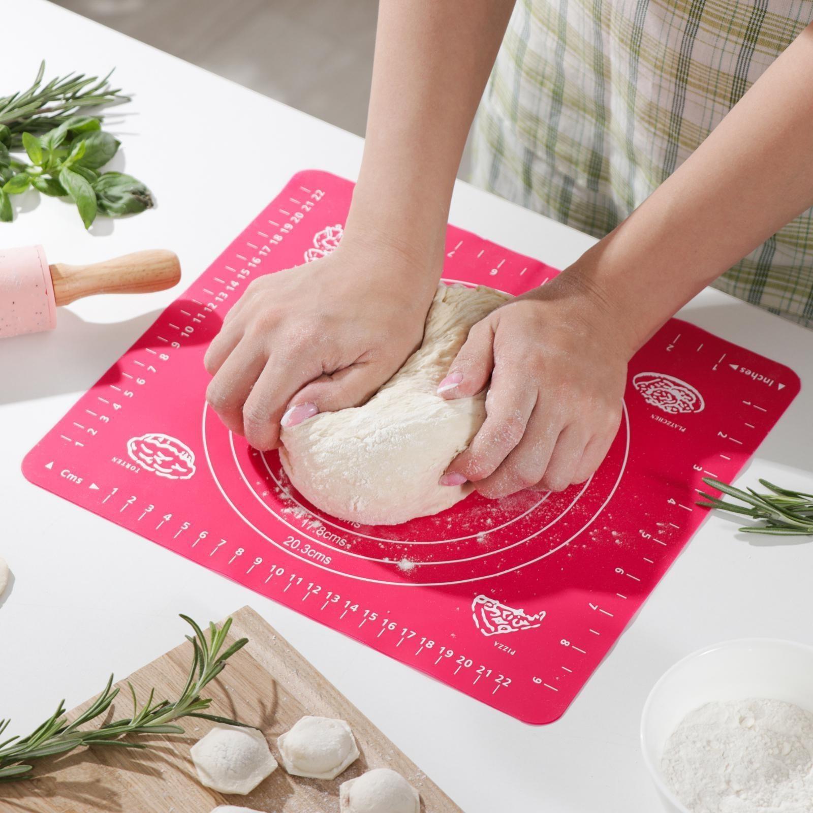 Коврик с разлиновкой силиконовый Доляна «Эрме», 28×25,5 см, цвет МИКС