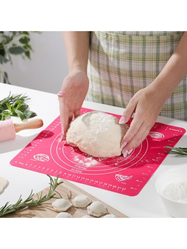 Коврик с разлиновкой силиконовый Доляна «Эрме», 28×25,5 см, цвет МИКС