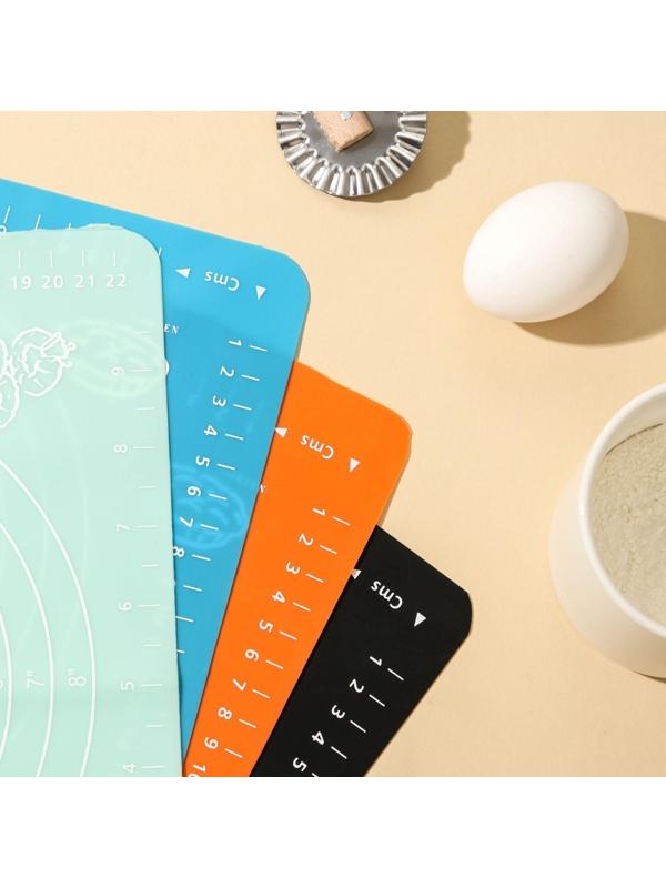 Коврик с разлиновкой силиконовый Доляна «Эрме», 28×25,5 см, цвет МИКС