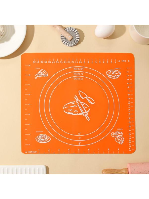 Коврик с разлиновкой силиконовый Доляна «Эрме», 28×25,5 см, цвет МИКС