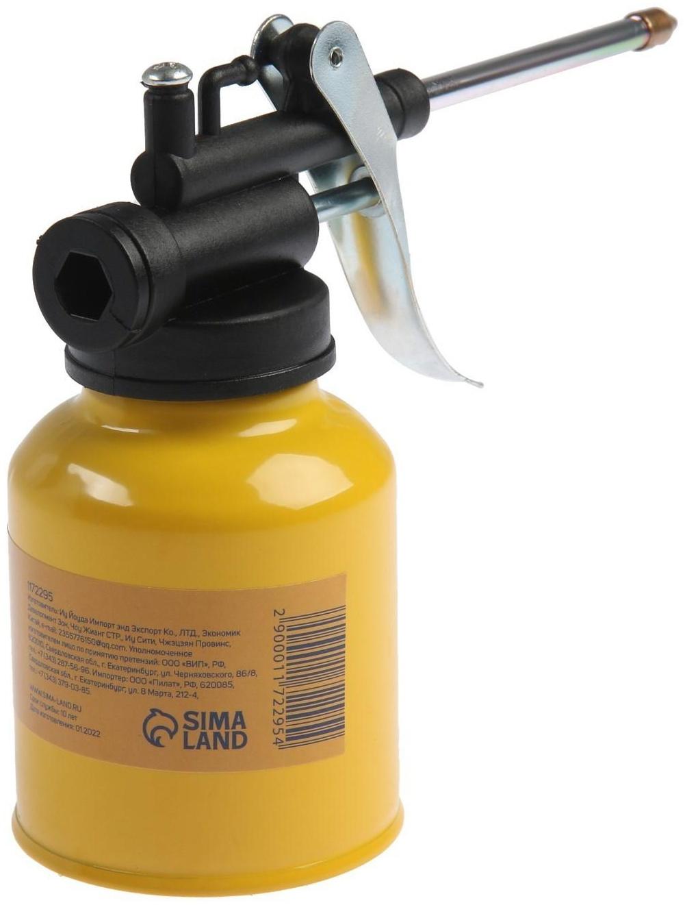 Масленка-нагнетатель ТУНДРА, металлический наконечник, 250 мл