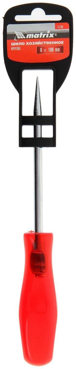 Шило хозяйственное MATRIX, круглое 6х100 мм