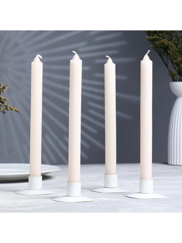 Набор свечей хозяйственных, 2,1х24,5 см, 11 ч, 80 г, 4 штуки