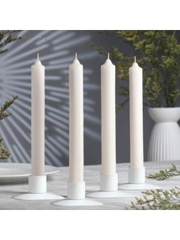 Набор свечей хозяйственных, 2,4х24,5 см, 12 ч, 100 г, 4 штуки