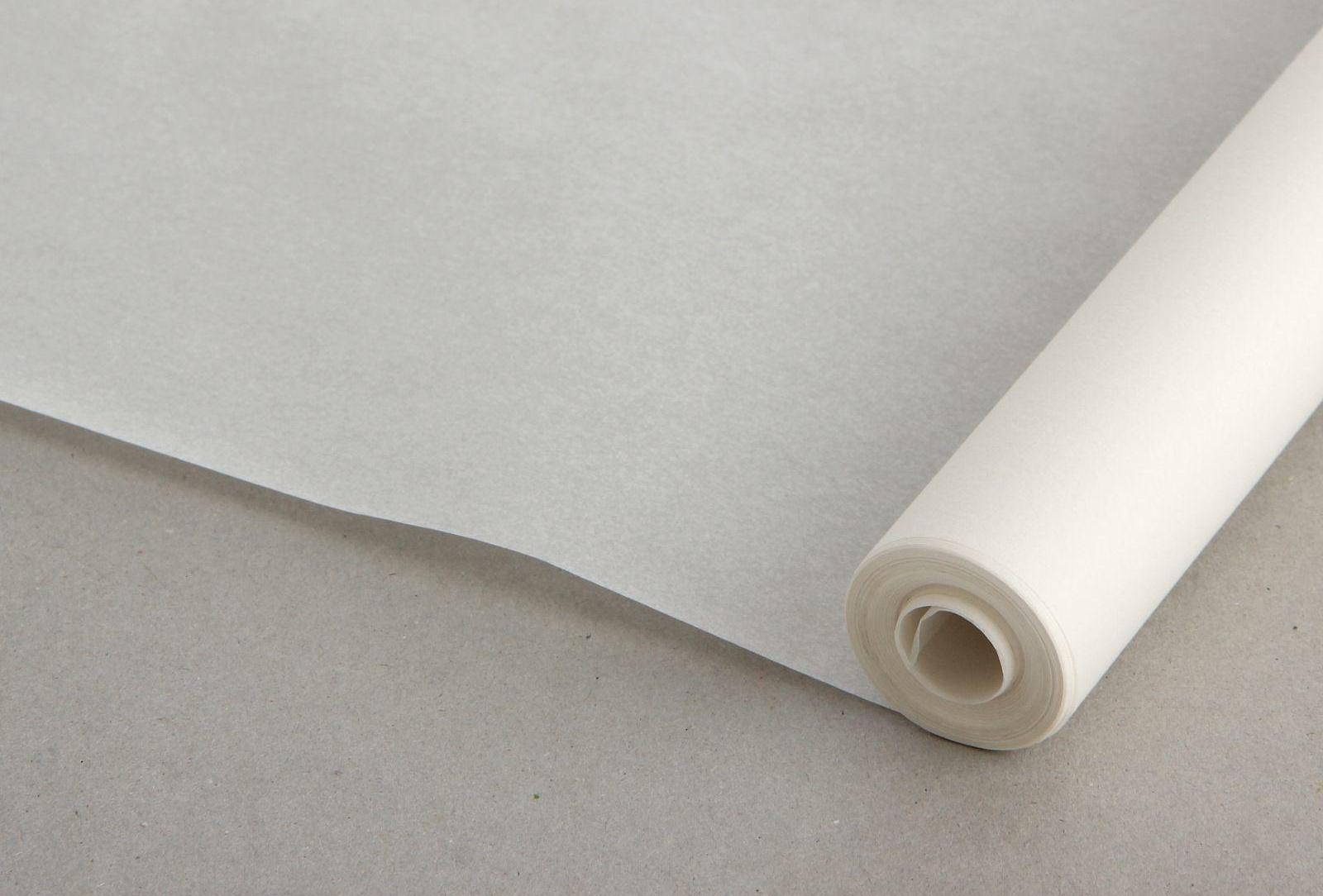 Калька чертёжная под карандаш, прозрачная, ширина 640 мм, в рулоне 10 метров, 52 г/м²