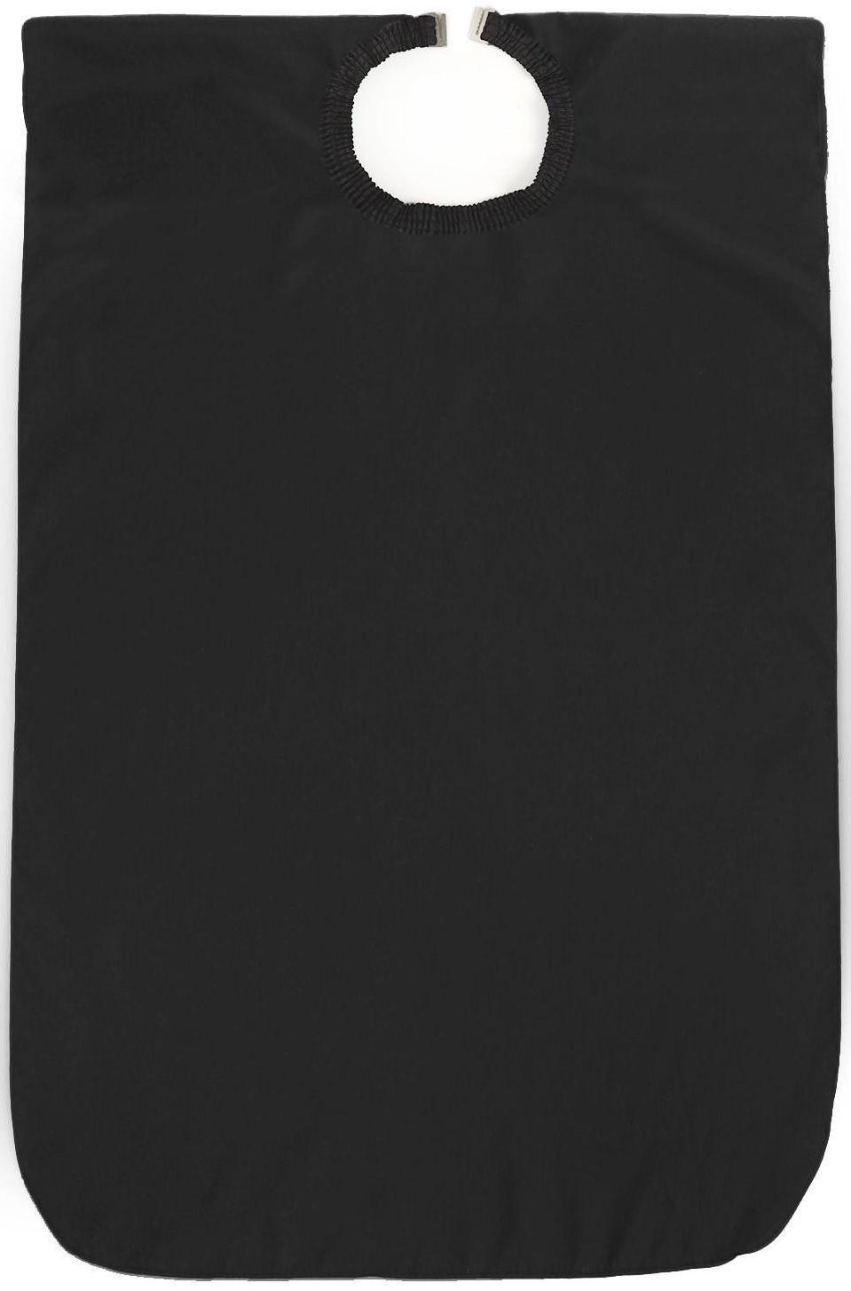 Накидка парикмахерская двусторонняя, цвет серебристый/чёрный