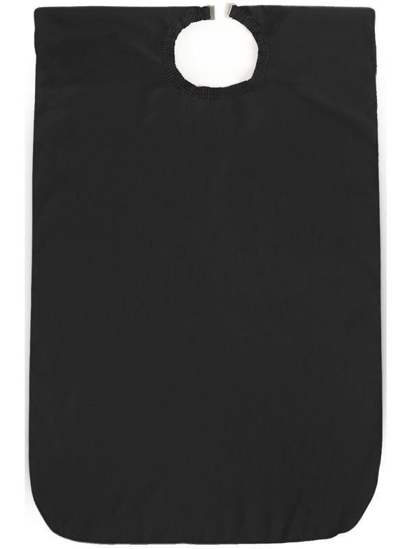 Накидка парикмахерская двусторонняя, цвет серебристый/чёрный