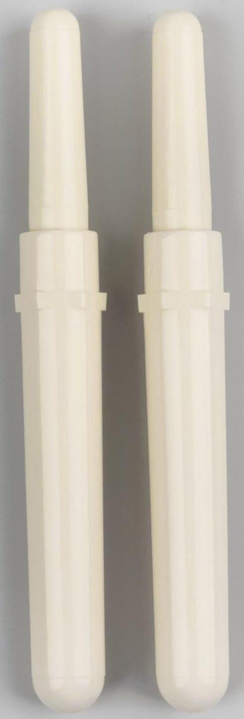 Вспарыватели с колпачком, 8,5 см, 2 шт, цвет белый