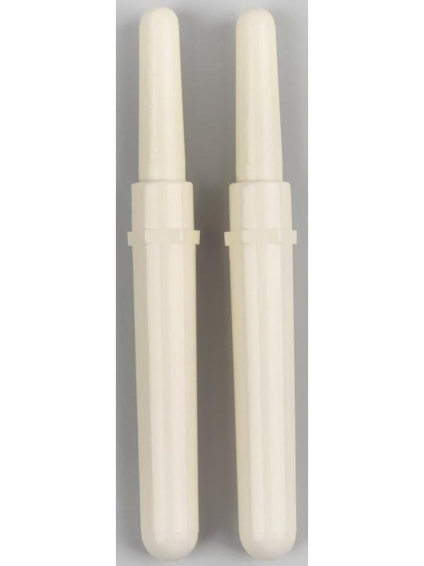 Вспарыватели с колпачком, 8,5 см, 2 шт, цвет белый