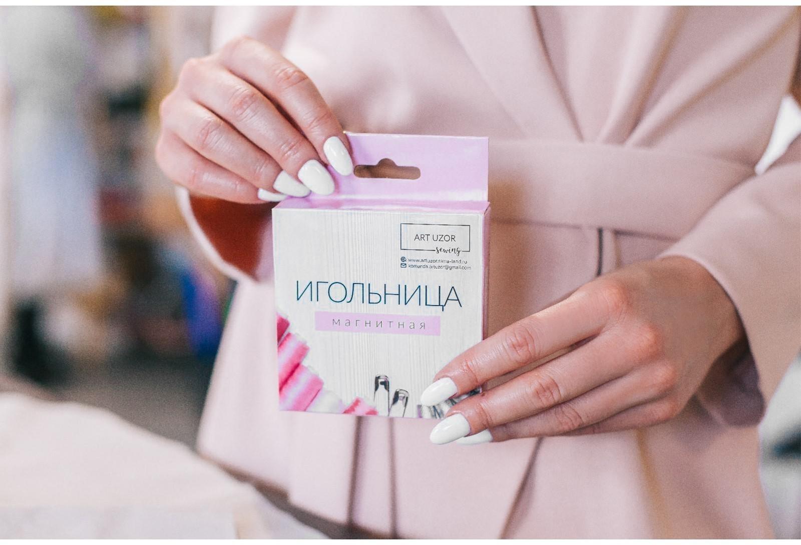 Игольница магнитная, 8,5 × 8,5 см, цвет МИКС