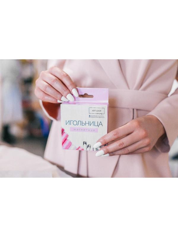 Игольница магнитная, 8,5 × 8,5 см, цвет МИКС