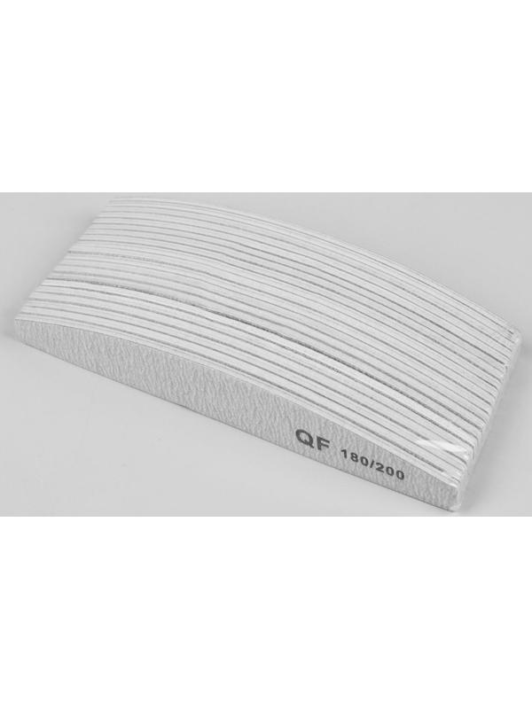 Пилка-наждак, абразивность 180/200, 18 см, фасовка 20 шт, цвет серый