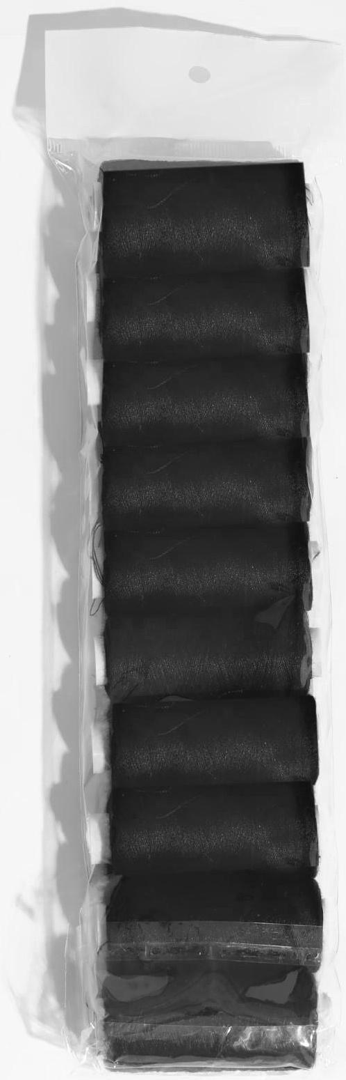 Нитки 40/2, 300 м, цвет чёрный №175