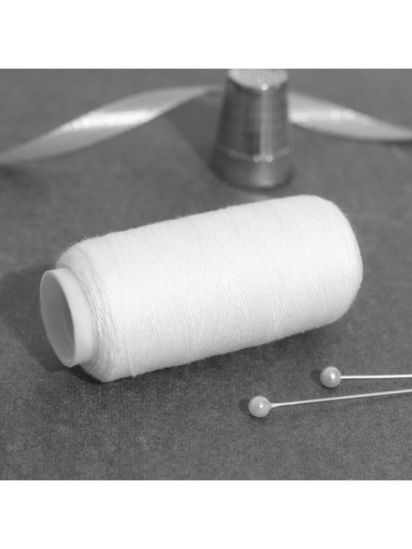 Нитки 40/2, 200 м, цвет белый №301