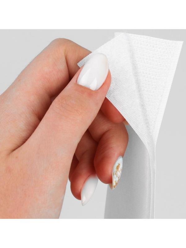 Липучка, 40 мм × 50 см, цвет белый