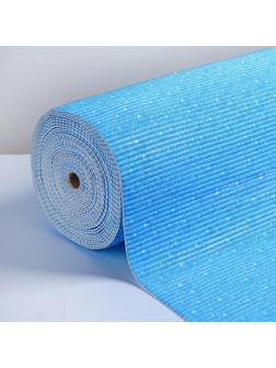 Коврик ПВХ «Пузырьки», 0,80×15 м, цвет голубой