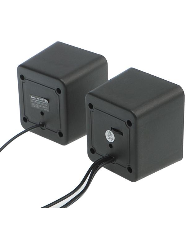 Компьютерные колонки 2.0 Dialog Colibri AC-02UР, 2х3Вт, USB, черные