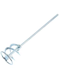 Миксер для красок и штукатурных смесей ТУНДРА, оцинкованный, SDS-plus, 80 х 10 х 400 мм