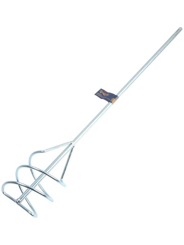 Миксер для песчано-гравийных смесей ТУНДРА, оцинкованный, SDS-plus, 100 х 10 х 600 мм