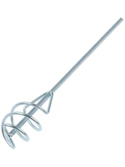 Миксер для песчано-гравийных смесей ТУНДРА, оцинкованный, шестигранный хвост., 60х8х400 мм