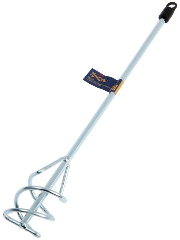 Миксер для песчано-гравийных смесей ТУНДРА, оцинкованный, шестигранный хвост., 60х8х400 мм