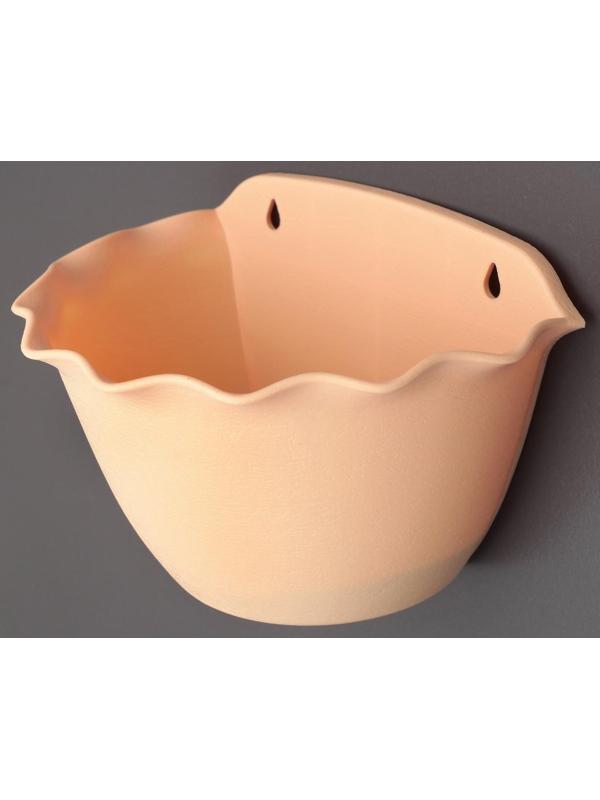 Кашпо для цветов настенное «Волна», 4,5 л, цвет МИКС