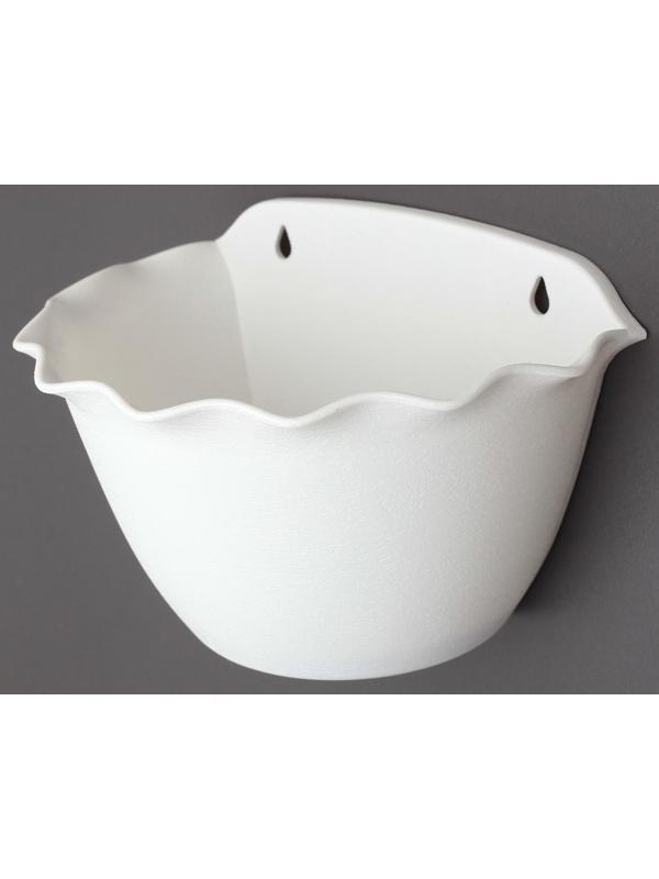 Кашпо для цветов настенное «Волна», 4,5 л, цвет МИКС