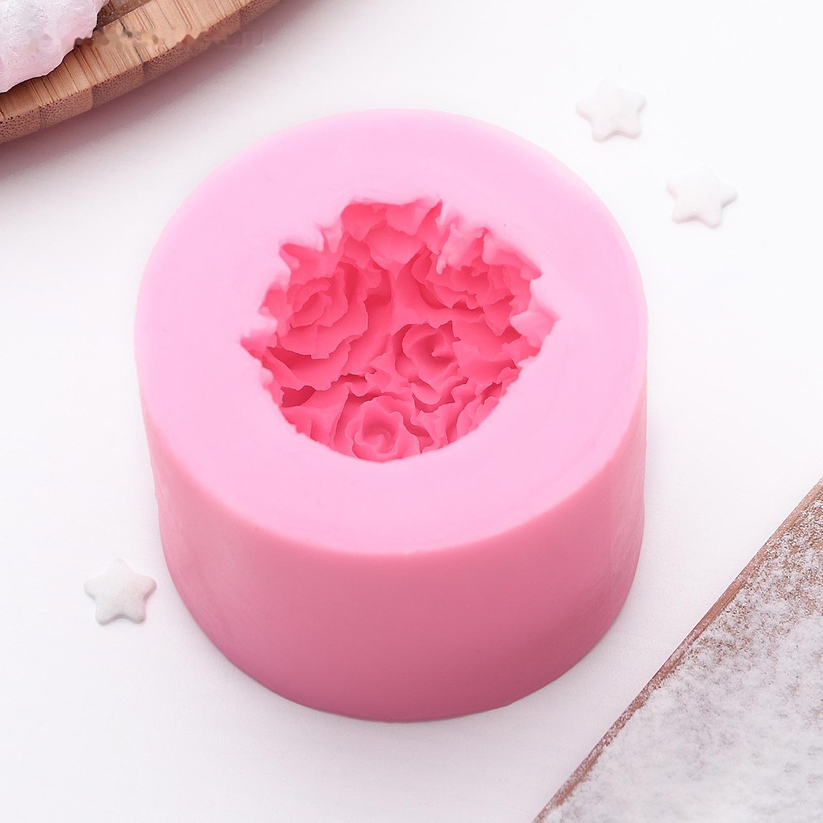 Молд «Розовый букет», 6,5×4,5 см