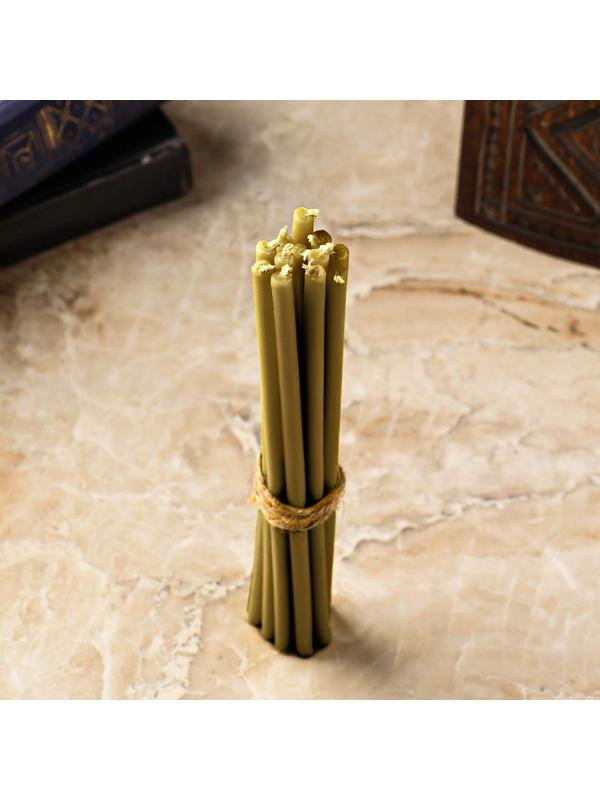 Набор свечей церковных для домашней молитвы восковые, 12 шт