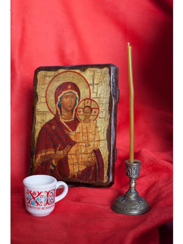 Набор свечей церковных для домашней молитвы восковые, 12 шт