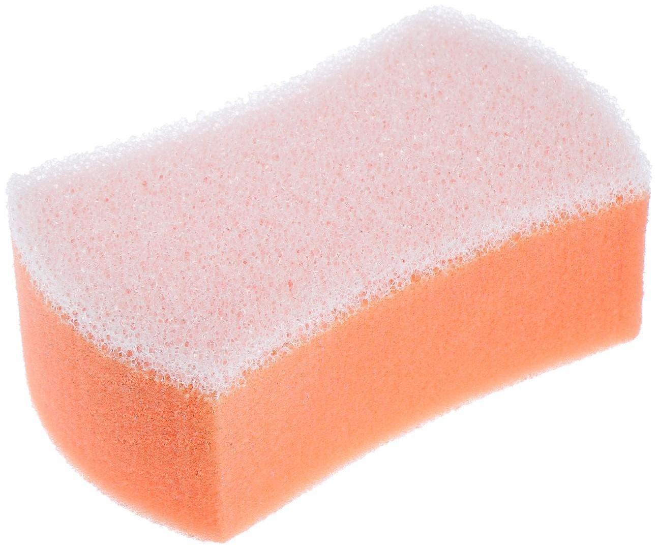 Губка автомобильная TORSO поролоновая с пористым слоем 195х120х70 мм