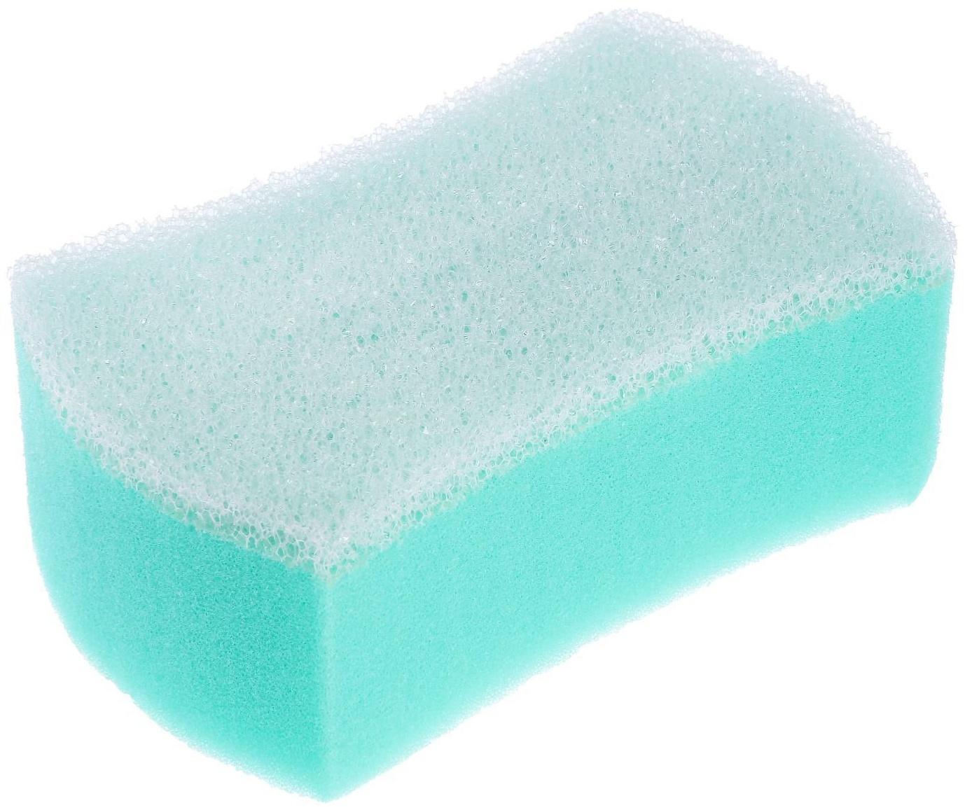 Губка автомобильная TORSO поролоновая с пористым слоем 195х120х70 мм