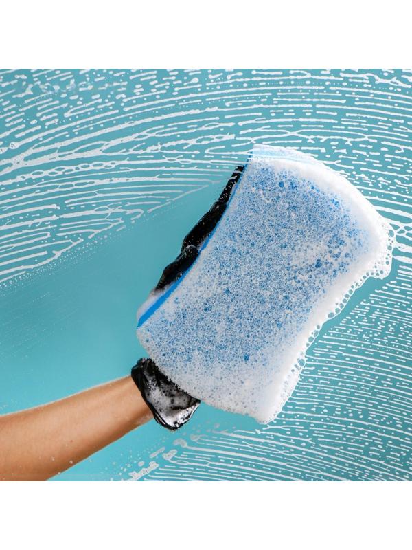 Губка автомобильная TORSO поролоновая с пористым слоем 195х120х70 мм