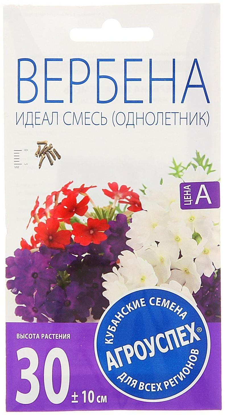 Семена цветов Вербена Идеал, смесь, однолетник, 0,2 гр