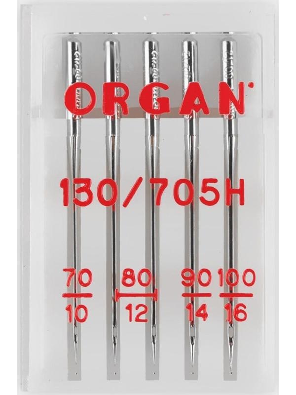 Иглы для бытовых швейных машин, универсальные, №70-100, 5 шт