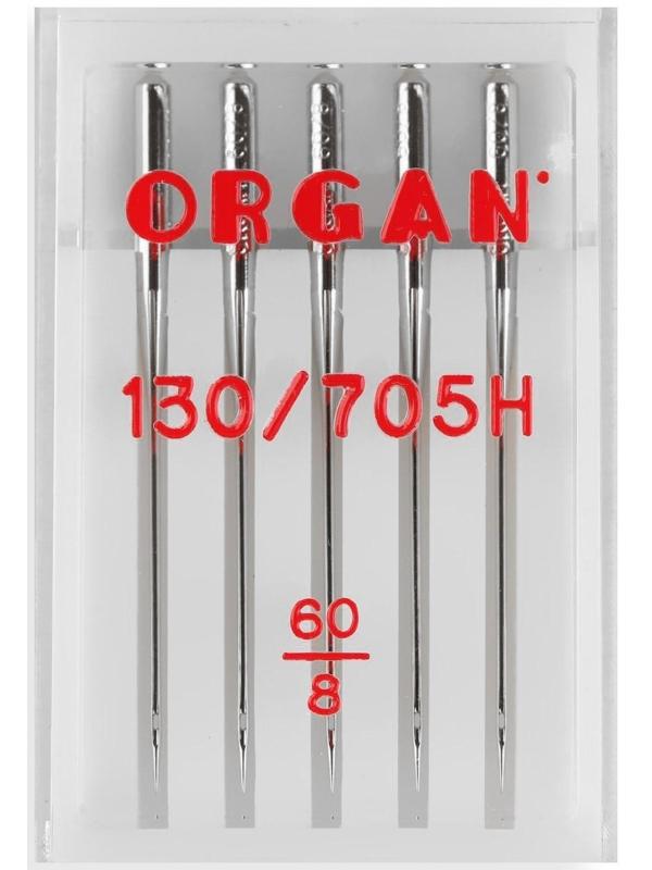 Иглы для бытовых швейных машин, универсальные, №60/8, 5 шт