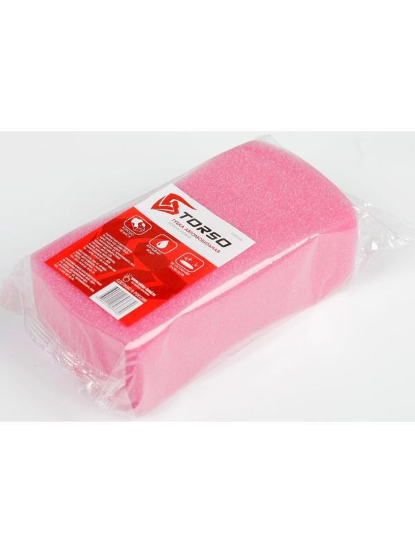 Губка автомобильная TORSO поролоновая, МИКС 190х110х60 мм
